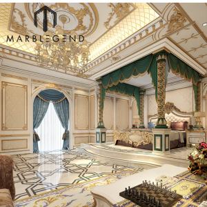 custom classic luxury interior design 3D rendering living room interior design service