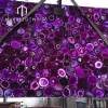 luxury villa indoor decor purple agate stone slab translucent countertop