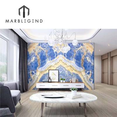 custom blue onyx slab staircase translucent natural onyx stone price wall panel