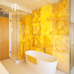 wholesale onyx price translucent yellow onyx marble slab floor luxury stone bathroom wall