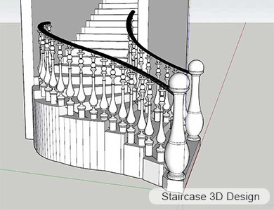 staircase 3D design