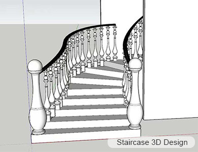 staircase 3D design