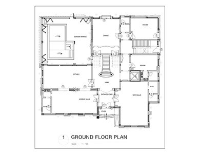 house drawing plan