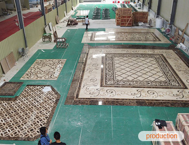 waterjet marble flooring