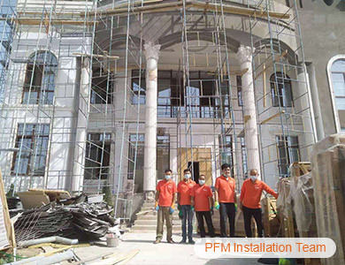 PFM installation team
