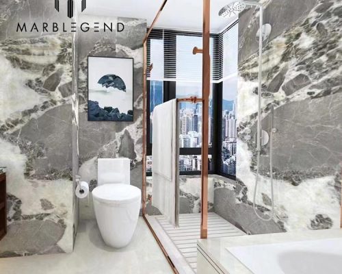 Custom luxury natural stone blue azul bahia marble 丨Patagonia quartzite for luxury villa