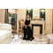 Waterjet marble medallion floor tile for villa interior decor