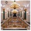 Manufacture waterjet marble medallion floor pattern tile inlay marble floor decor for villa project