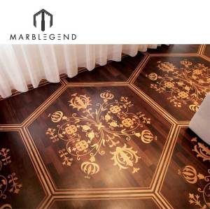 villa project bedroom wood parquet flooring laminate wood brown flooring tile design