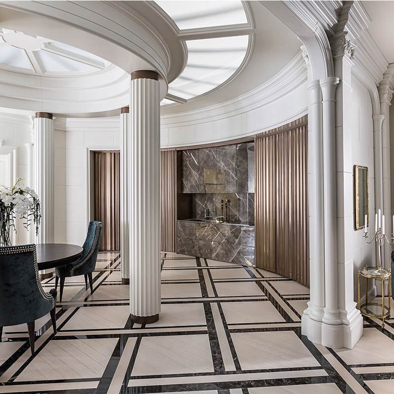 marble slab manufacturer custom marble medallion flooring tile丨marble mosaic 丨marble column