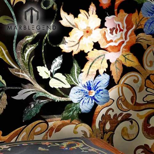 manufacturer custom marble medallion floor 丨wall  tile design for villa decor