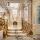 custom luxury lobby marble medallion floor tile villa marbe inlay flooring decor