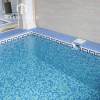 manufacture aqua glass swimming pool tile custom blue glass mosaic tiles