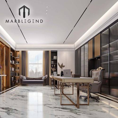 Luxury Villa Project Solution: One-Stop Interior Design and Waterjet Marble Floor