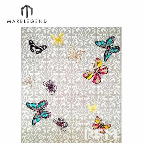 Customized mosaic tile art wall murals butterfly patterns mosaic for villa decor