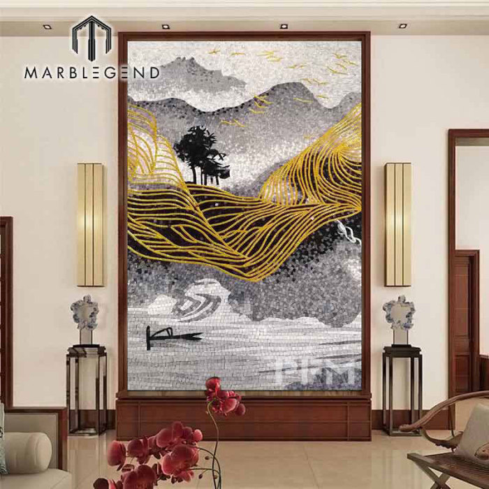 Image showcasing Unique and Personalized: Customized Mosaic Tile Murals for ...