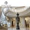 Custom Luxury K9 Crystal Stairs Railings - Premium Crystal Glass Balcony Handrails with Illumination