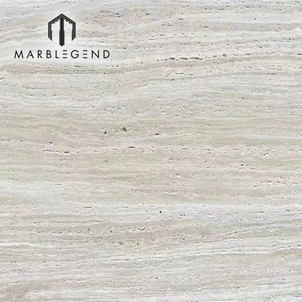 Travertine Slab & Tile used for flooring in modern living room