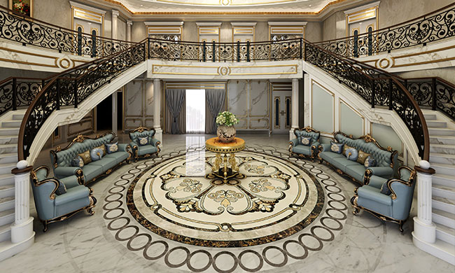 Luxury Mansion Entrance Hall Design