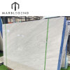 Wholesale Natural Translucent Milan White Marble Custom Luxury Tasso White Marble Tiles Slabs For Villa Project