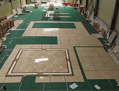 marble flooring production