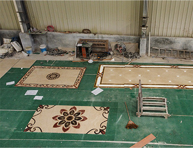 marble flooring production