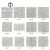 PFM External wall cladding Stone Mosaic Tiles Custom Tasso White Marble Mosaic Tiles For Flooring