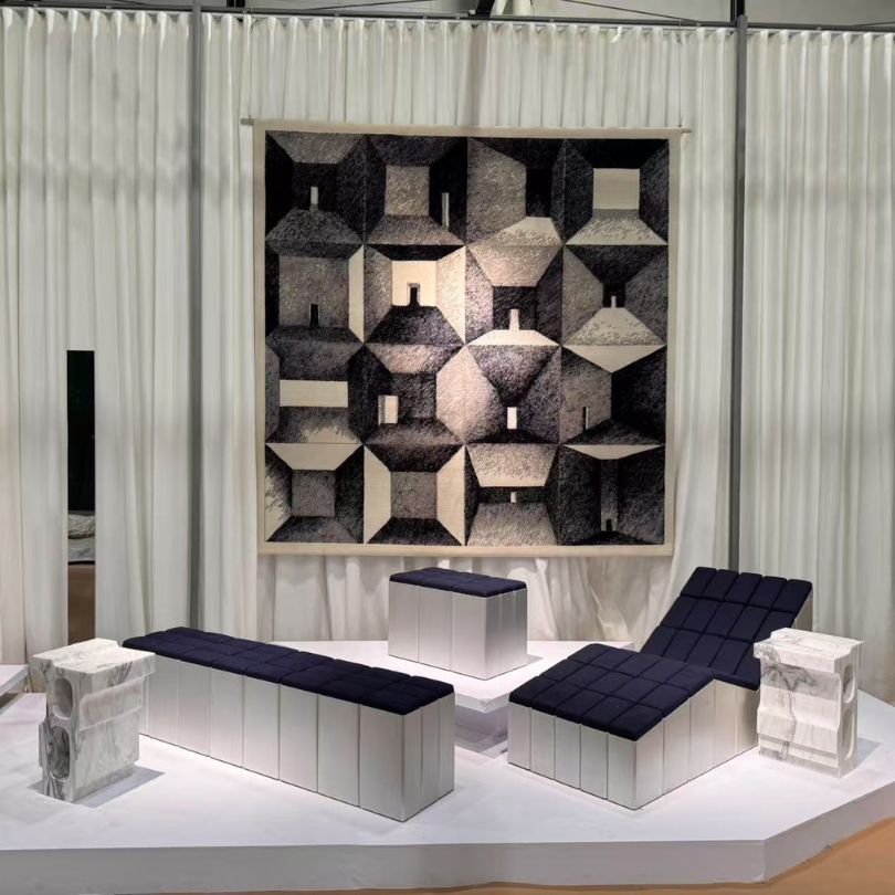 South Africa’s Iconic Design Brand OKHA × PFM Quarry: Milano White Marble Dazzles at Guangzhou Design Expo!