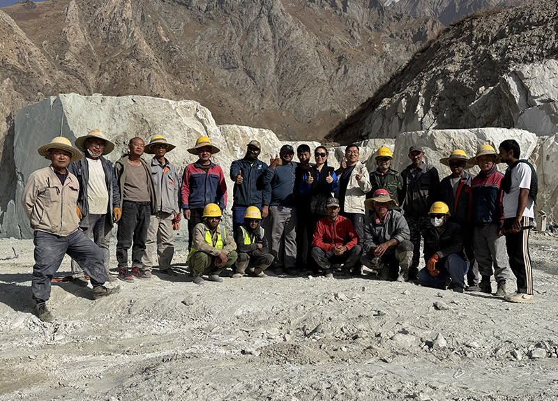 What's the Story Behind Our International Quarry Team at the Foot of the Mountains?