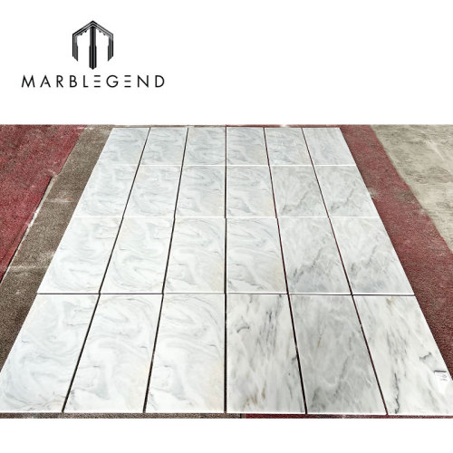 manufacturer custom 10mm natural milano white marble tiles lightweight marble panels for wall and flooring