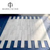 manufacturer custom 10mm natural milano white marble tiles lightweight marble panels for wall and flooring