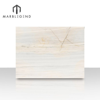 Factory Direct Supply Custom Polished White Marble Slabs High Gloss Durable for Hotel Wall Floor Villa Stair