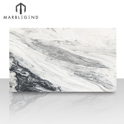 Marble Slab Factory Luxury Black White Marble Pattern Marble Stone Slabs for modern interior decoration