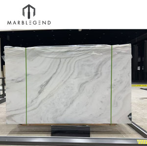 Turnkey Hotel Solution with 18mm Premium Milano White Marble Slabs for Wall & Flooring