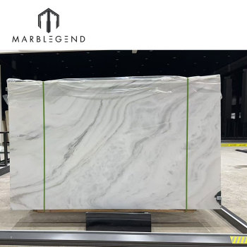 Turnkey Hotel Solution with 18mm Premium Milano White Marble Slabs for Wall & Flooring