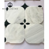 Milano White  Waterjet Mosaic Manufacturer Wholesale 300x300mm Natural Stone Mosaic Tiles for Luxury Villa and Hotel projects