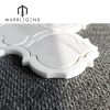 PFM Milano White Marble Arabesque Waterjet Mosaic Supplier Custom Polished  White Marble Lantern Mosaic Tiles For Wall And Floor