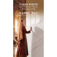 Tajikistan Marble Tasso White Makes Its Italy Debut at Marmomac's 60th Edition