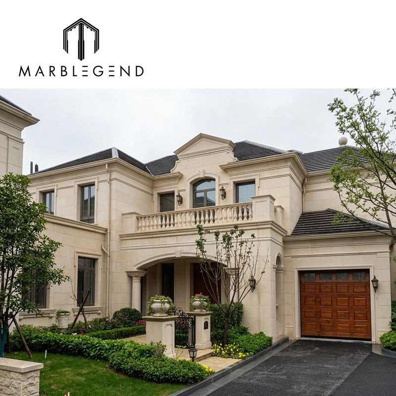 Premium OEM Turn-key Project Solutions for Villa Architecture Design: Limestone Exterior Wall Cladding Facade