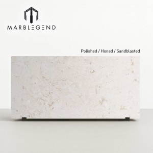 Custom Light Beige Limestone Slabs Cut to Size for Exterior Wall Cladding and Building Projects