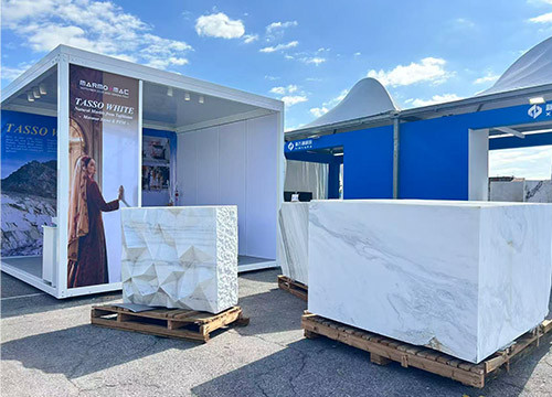 Tajikstan Tasso White Marble at Marmomac Verona 2026