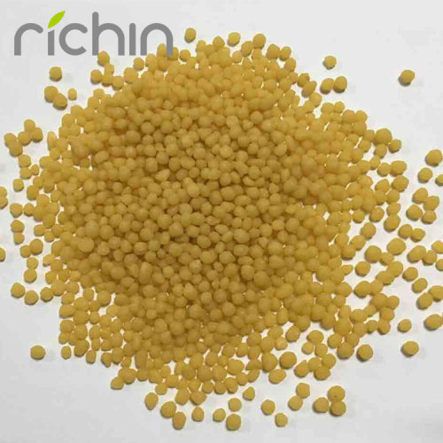 Fosfato de diamonio (DAP) 18-46-0 color granular de 2-4 mm amarillo