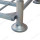 Estante vertical metálico ensamblado doblado apilado galvanizado resistente de la plataforma del poste de HML para el rollo de la tela