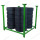 Estantes de acero modificados para requisitos particulares del neumático de acero de la carretilla elevadora plegable móvil vertical ajustable para el almacén