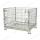 Contenedor de malla de alambre galvanizado plegable industrial durable del metal