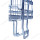 Contenedor de malla de alambre galvanizado plegable industrial durable del metal
