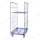 Carretilla plegable de la malla de alambre de metal del almacenamiento galvanizado