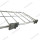 Estante de la plataforma de pie galvanizado decking de malla de alambre de metal a presión en separadores de alambre