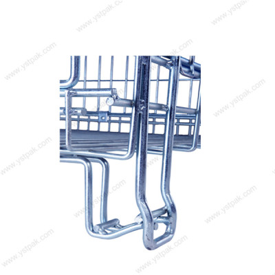 European industrial collapsible stackable storage wire container for recycle industry