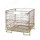 Bright zinc plating welded folding forklift steel storage wire mesh metal cage for wine